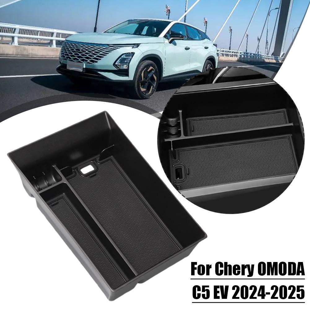 For Chery OMODA C5 EV 2025-2025 Car Armrest Storage Box Organizer Case Auto Interior Accessories Center Console Storage Tray