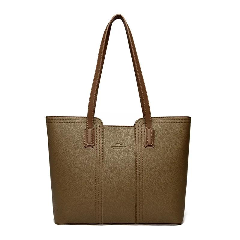 Genuine Brand Women Bags Designer High Quality Soft Leather Large Women Shoulder Bag Messenger Handbag Shopping Messenger