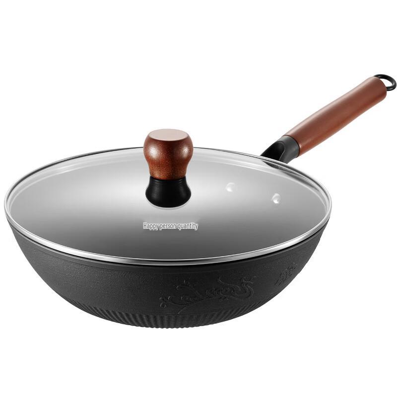 Chuidahuang CC30CG 30cm Nitride Cast Iron Wok