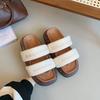 Slippers Female Ins Tide Internet Celebrity Explosion Fashion Wear Summer Muffin 2025 New Sandals High-end Platform Shoes