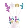 Efficient Cake Decors 4/6 Interchangeable Designs Premium Cardstock Party Essential Quick Assembly For Treat Displays