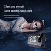 LED Projection Alarm Clock with Silent Snooze Feature