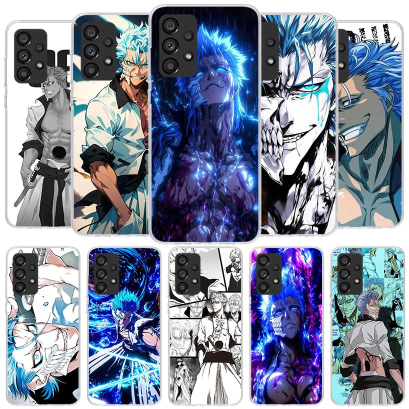 Grimmjow 6 Bleach Phone Case For Samsung Galaxy A12 A22 A32 A52 A72 A02S Phone Case Note 20 Ultra 10 S10 Plus A51 A71 A50S A20S