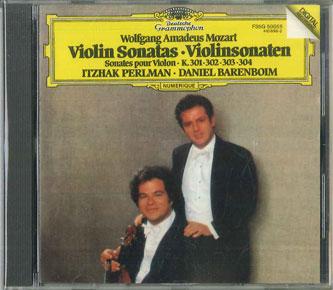 

CD MOZART, ITZHAK PERLMAN, DANIEL BARE - Mozart: Violin Sonatas K301-304 F35G50055 POLYDOR Japan Classical Used