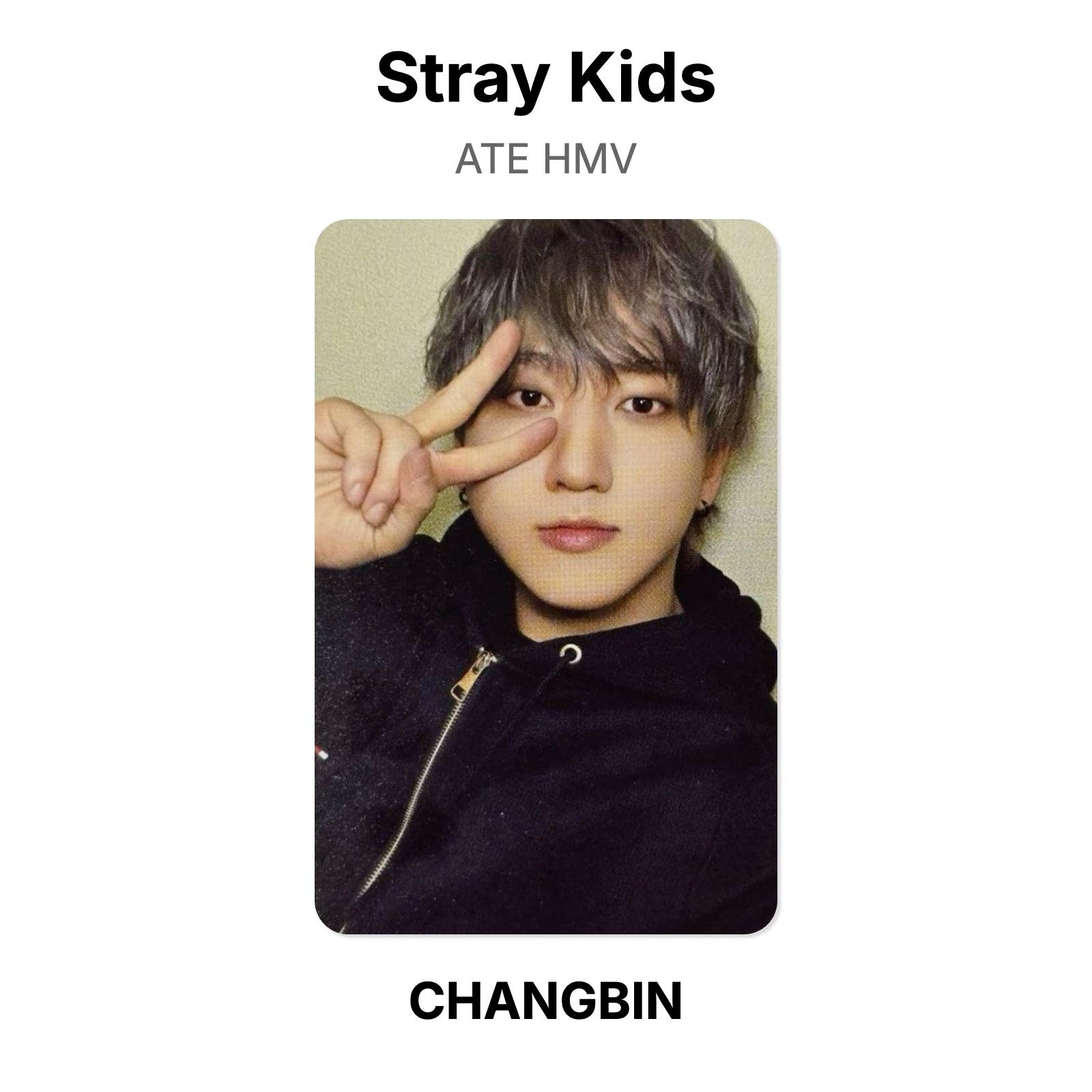 Stray Kids CHANGBIN ATE HMV Official Photocard CHANGBIN