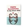 Happy Anniversary Card Handmade Artistic Paper Anniversary Card Meaningful Present For Couple Husband Or Wife