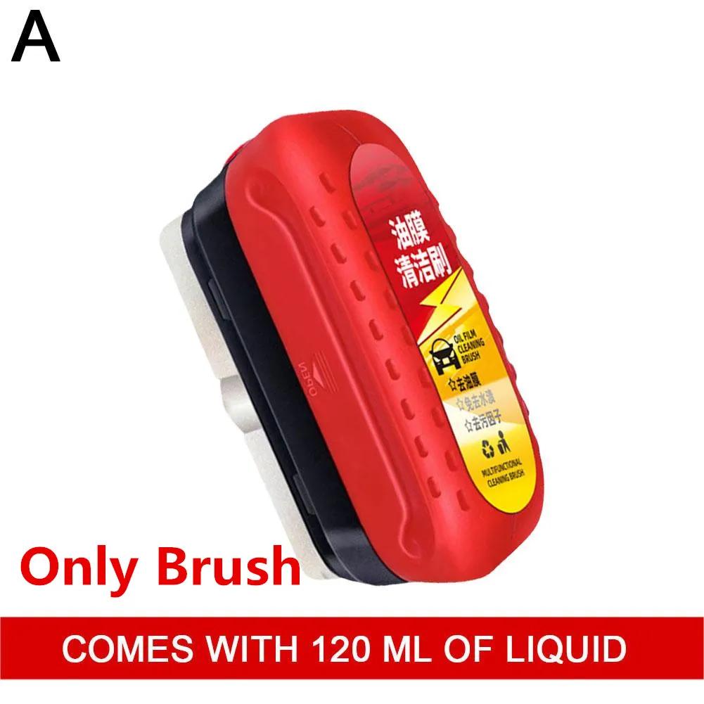 Auto Glass Oil Film Cleaning Brush Powerful Stain Removal Front Wipe Rearview Glass Coating Window Cleaning Side Mirror Y8g2