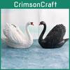 Simulated Wildlife Animals Pvc Swan Figures For Farmyard Display And Kids Learning