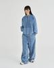 AEIAEIAE Symbol Logo Jogger Pants [Denim]