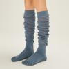 Comfortable Cotton Five Finger Yoga Socks Split Toe Breathable Over Knee Socks Non-Slip Grips Pilates Socks Sports