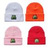 Cute Cartoon Beanie Hat for Adults Knitted Cap Warm Ski Hats with for Frog Patte