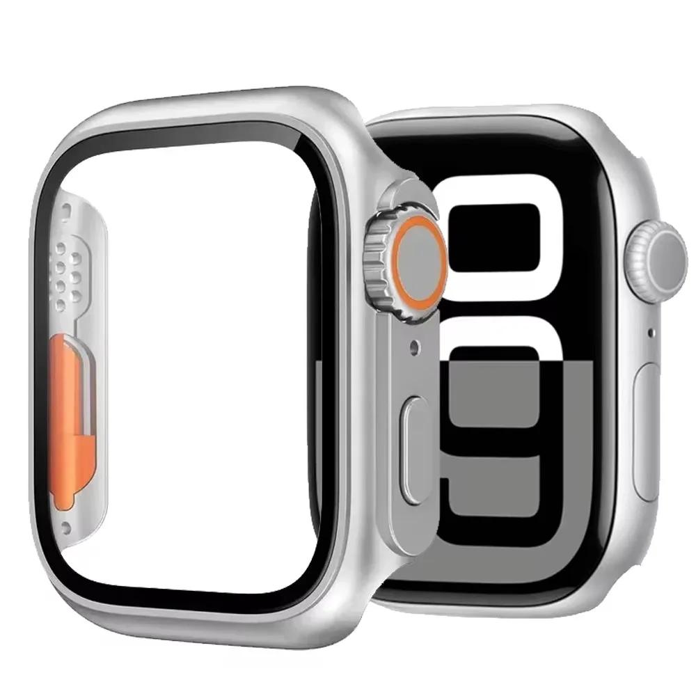 Tempered Glass+Cover For Apple Watch 11 10 46mm 42mm Ultra 3/2 49mm Screen Protector Case iWatch Series 9 8 7 6 5SE 45mm 44 40mm