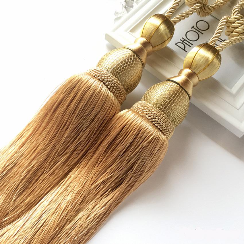Luxury Gold Wire Tennis Ball Curtain Tieback