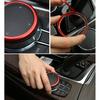 1PCS Red Aluminum Knob Ring Trim Console Multimedia For BMW X3 G01 X4 2018-