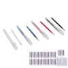 100Pcs Heat Erase Pens Erasable Smoother Writing Various Colors Fabric Marking Pens with 10 Pen