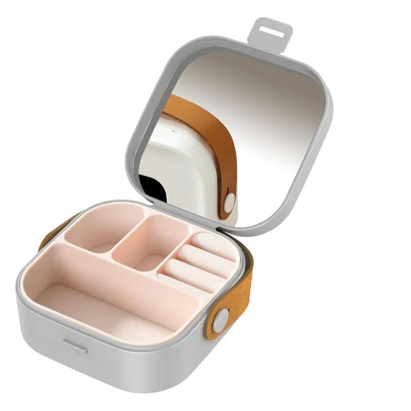 Simple And Exquisite Jewelry Storage Box Portable And Multifunctional Separated Jewelry Lipstick Decoration Organizing Box YLE25