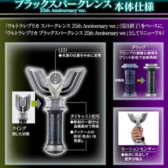Ultra Replica Black Spark Lens 25th Anniversary Spark Lens CAMEARRA Ver. & Ver.