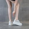 Lace breathable little white shoes women's summer new 7 inner height increase thick sole small size women's shoes shallow mouth casual shoes