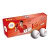 DOUBLE FISH V40+ 3-stjärniga ABS Vita Bordtennisbollar (10-pack)