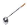 Hand-Forged Stainless Steel Wok Spatula & Ladle with Wooden Handle
