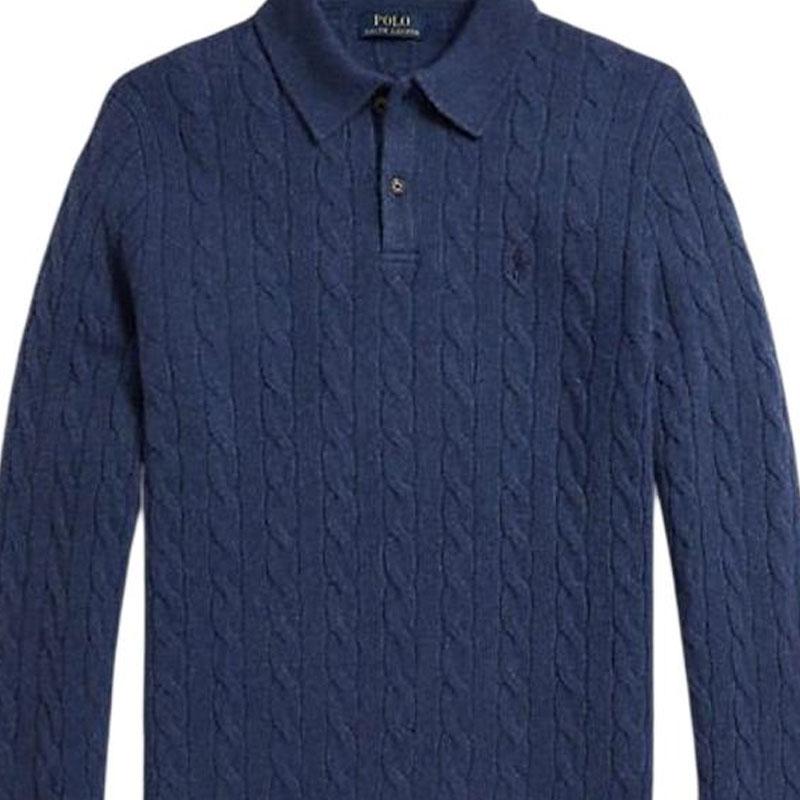Polo Ralph Lauren Cable Knit Long Sleeve Wool Cashmere Sweater Men Sweater MNPOSWE16822400-410