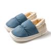 Men's down cotton slippers men's winter bag follow-up home with down to keep warm couple waterproof cotton slippers women's outer wear