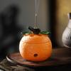 3D Orange Shape Incense Burner Creative Design Desktop Ornament New Ash Catcher  Home Decor