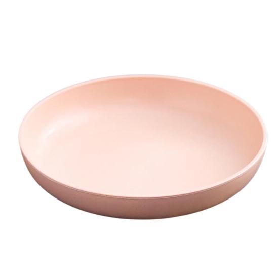Snack Dish Stackable Smooth Surface Easy To Clean Large Capacity Heightened Base Multipurpose Round Candy Food Fruit Plate Kitchen Supplies