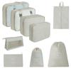 7-Piece Travel Storage Bag Set for Clothing and Luggage Organization