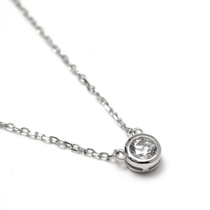 Collier - LUXENTER - Imrak - Argent 925 - Zircone - Taille Unique