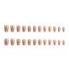 Huanhuan Press-On Nails: White Boiled Water, Concubine Hua Style, Transparent Nude, Ganlu Temple Manicure