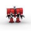 Buildmoc Kreativer Roboter Krieg Mech Spiel Mecha Roboter Hämmer Modellbausteine Spielzeug für Kinder Jungen Geburtstagsgeschenke