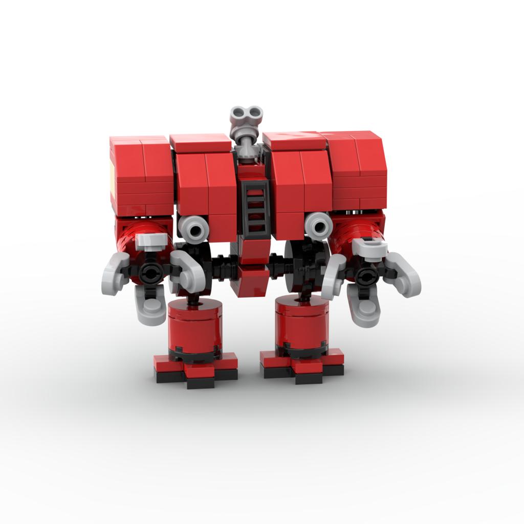 Buildmoc Kreativer Roboter Krieg Mech Spiel Mecha Roboter Hämmer Modellbausteine Spielzeug für Kinder Jungen Geburtstagsgeschenke