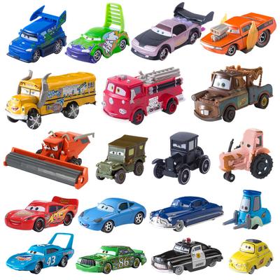 Cars Disney Pixar Cars Giocattolo Saetta McQueen Jackson Storm Cricchetto Sally Sceriffo 1:55 Modellino Diecast Auto Giocattolo Regalo di Compleanno per Bambini