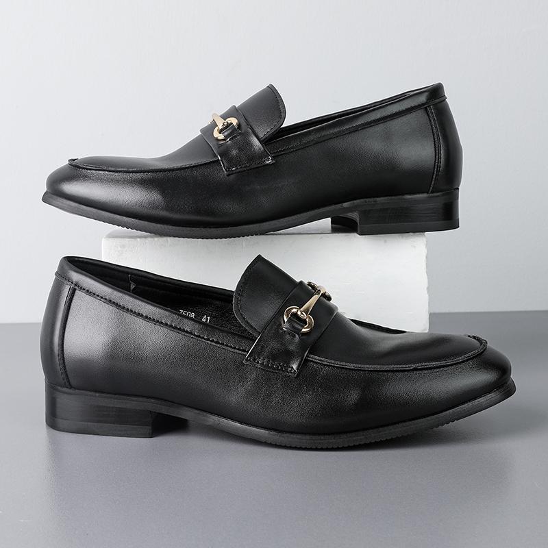 

Новые кожаные мужские лоферы Мягкие мокасины Сверхлегкие с мягкой подошвой Обувь для вождения Ручной работы Мужские повседневные прогулочные лоферы Мужская ленивая обувь 46 чёрный