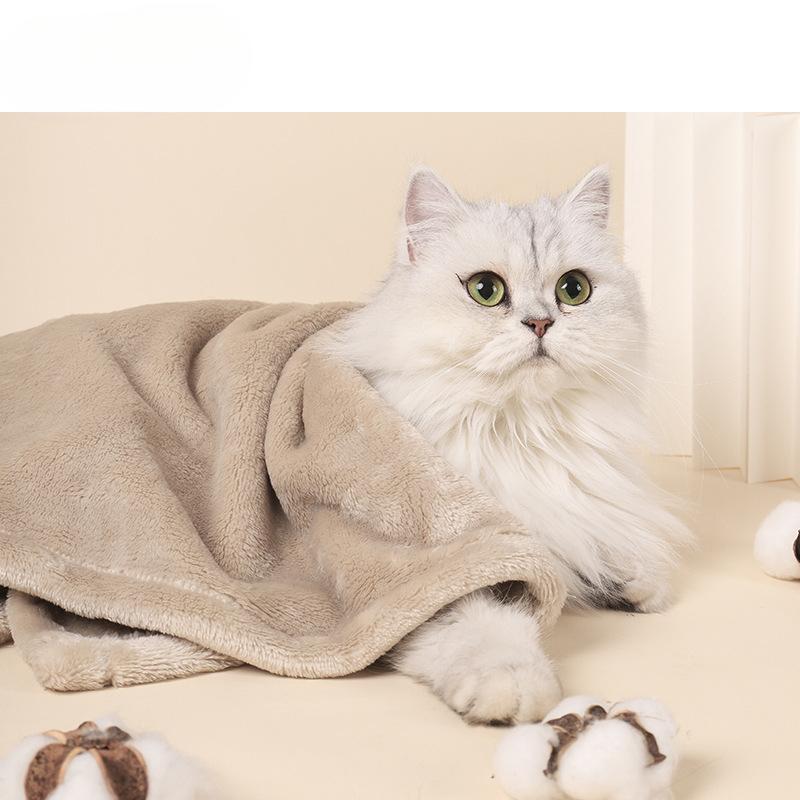 Hundedecke Katzendecke Sommer Klimaanlage Warm und Bequem Vier Jahreszeiten Flanell Haustier Katze Zwinger