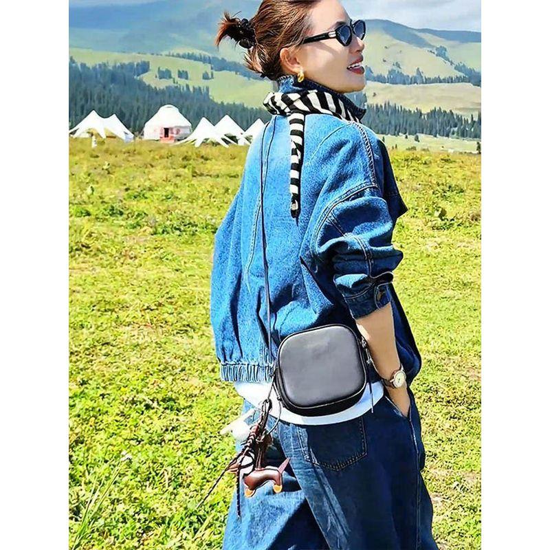 2026 Early Spring New Style, a Complete Set of Hong Kong-Style Retro High-End Cool and Elegant Denim Jacket and Pants Two-Piece Set