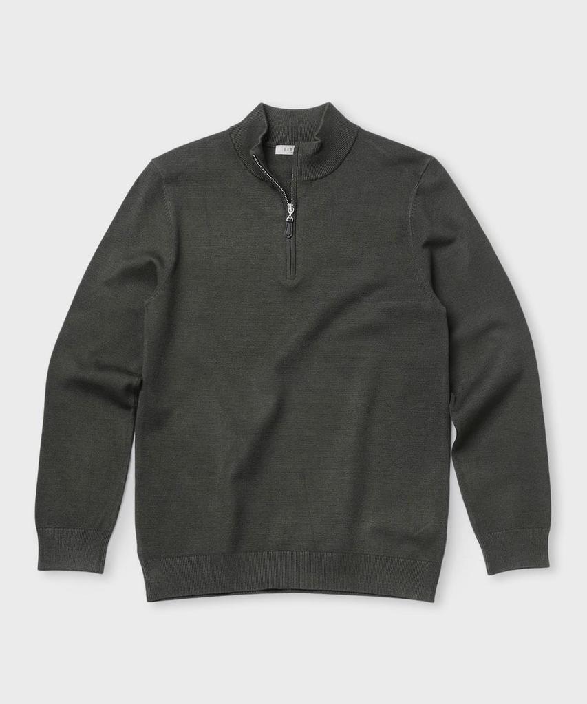 PANICALE Viscose Blend Zip-Up Sweater [3 Colors]