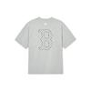 New MLB SS24 T Shirt Unisex Light Gray 3ATSM0343-43MGS