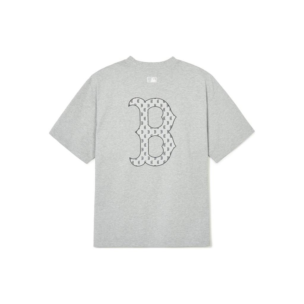 New MLB SS24 T Shirt Unisex Light Gray 3ATSM0343-43MGS