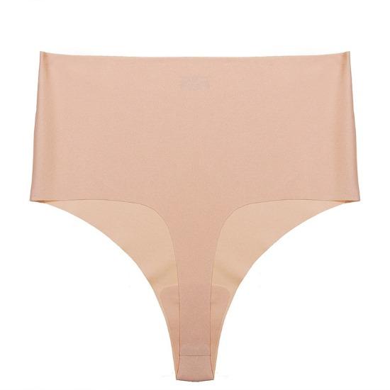 High Waist Sports Anti-clip Buttocks Sexy Women's Panties Seamless Ice Silk T-shaped Yoga Quick-drying Girl Thong