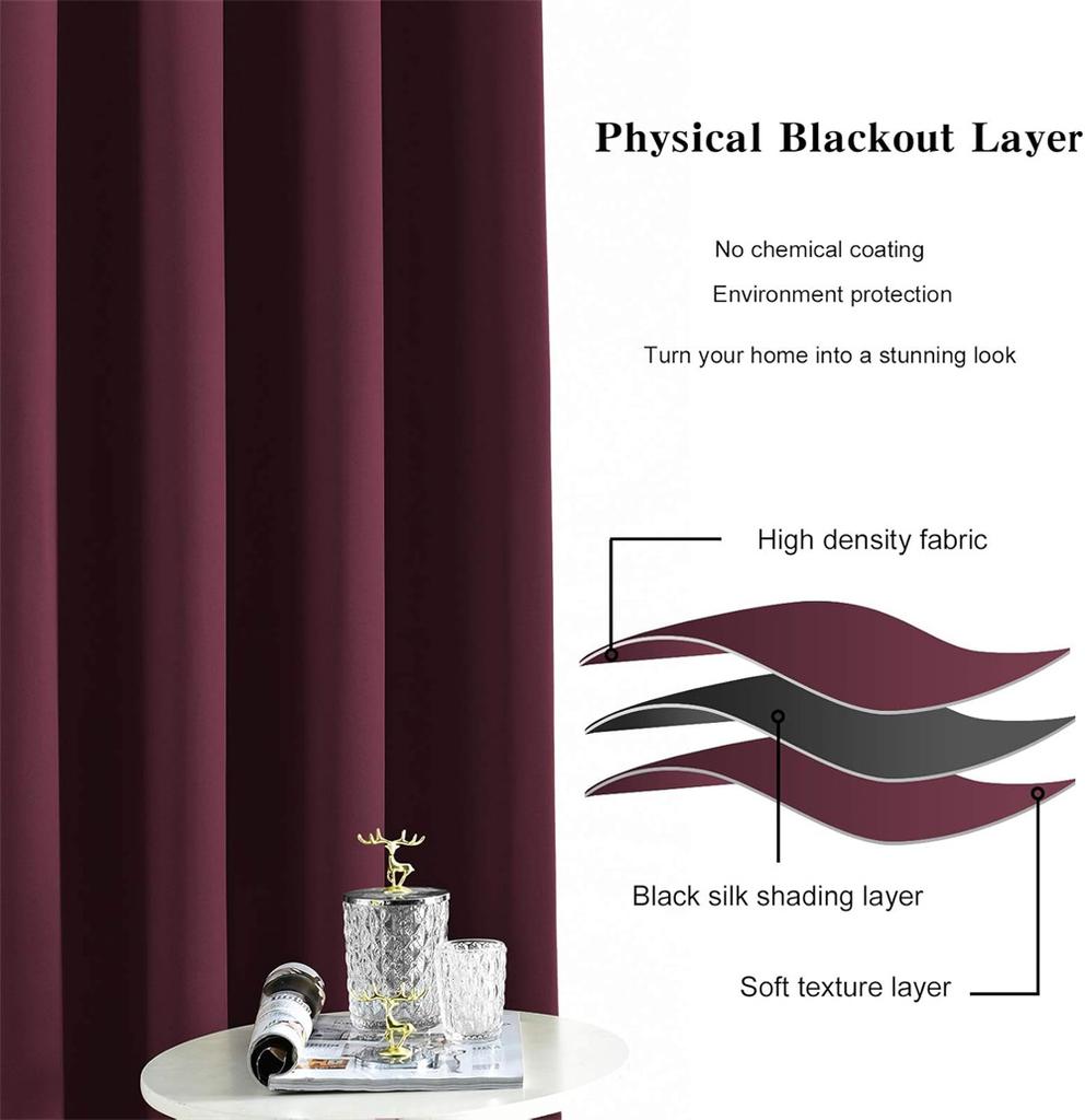 310cm Elegant Stylish Premium Living Room Space Design Draperies 80 - 95 % blackout Bedroom Windows DrapesNoiceReduceDrapes