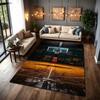 Wooden Basketball Court Indoor Rug Durable Stainresistant Easyclean Carpet For Bedroom Door Living Room Area Home Party Decor Birthday Gift