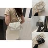 Trendy Street Style Small Crossbody Bag For Women With Chic Chain Handle Black White