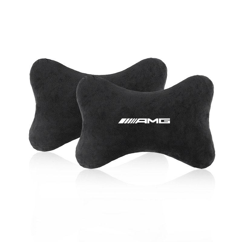 Car Seat Head Support Cushion Lumbar Pillow Interior Accessories for Mercedes Benz AMG Smart W205 C300 W203 W206 W108 W124 W126