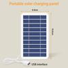 Powerbank Handy Outdoor Camping Zuhause Tragbares Solarpanel 5V 2W Solarplatte Mit USB Sicheres Laden Stabilisieren Akkuladegerät