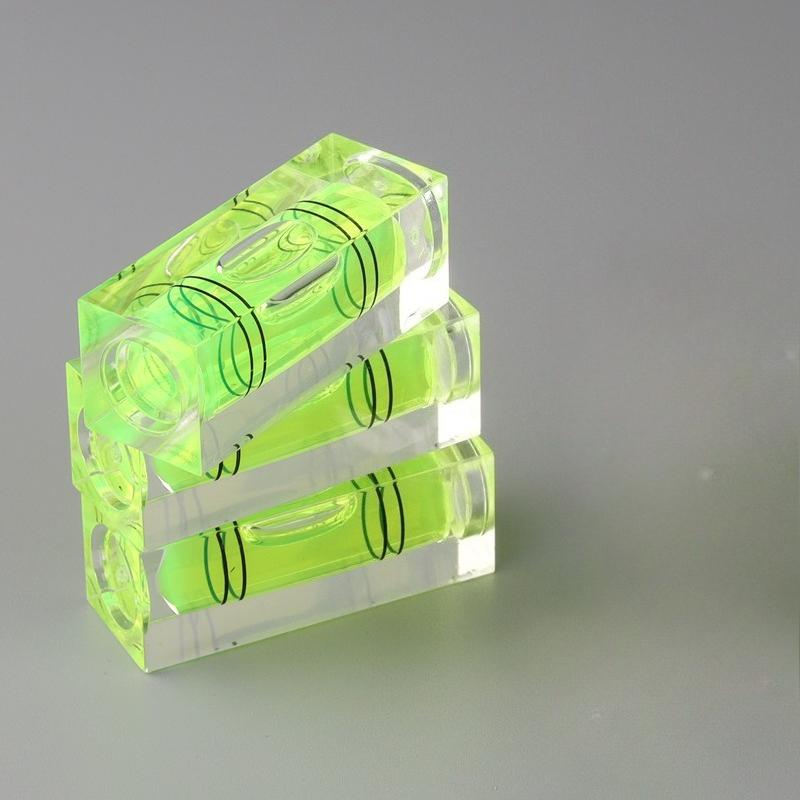 Large Square Dual Line Bubble Level Mini Spirit Level Small Leveling Tool with Mini Bubble