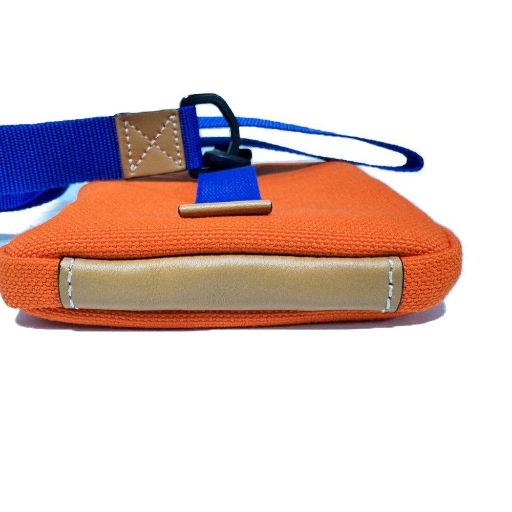 Used Eye Nature Phone Holder 12695 101.50.V41 7921 Cotton Neck Strap Pouch, Unused Logo, Orange, Men's from Japan