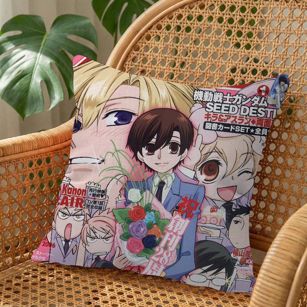O-Ouran High S-School Host Club Personalized Pillow Dust Cover Bedroom Kids Party Decoration Pillowcase Birthday Children Gift