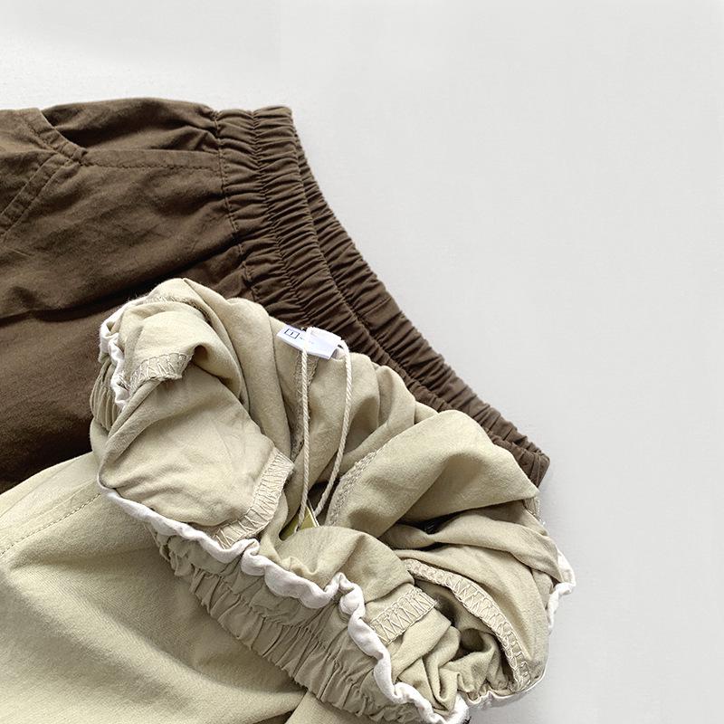 Kids' Summer Wide-Leg Harem Pants: Mosquito-Proof, Korean Mori Style, Trendy for Boys & Girls